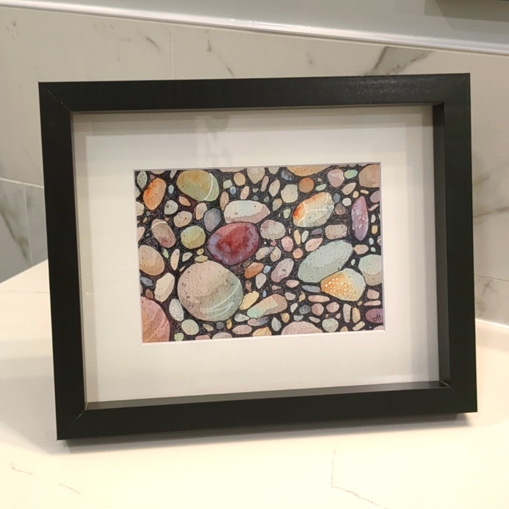 🌲🎨 Framed & Matted Art Print
